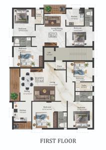 Project Image of 958.0 - 1777.0 Sq.ft 2 BHK Apartment for buy in MS Charan Divine