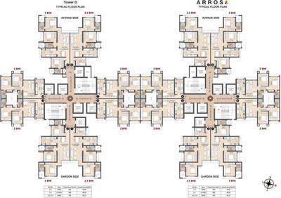 Project Image of 702.0 - 959.0 Sq.ft 2 BHK Apartment for buy in Tata Arrosa