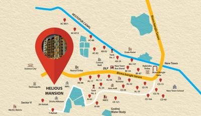 Project Image of 595.0 - 1458.0 Sq.ft 1 BHK Apartment for buy in Sun Helious Mansion