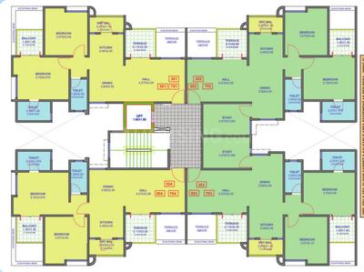 Project Image of 678.0 - 873.0 Sq.ft 2 BHK Apartment for buy in Dreams Rakshak
