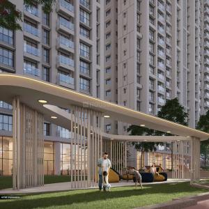 Project Image of 595.35 - 684.69 Sq.ft 2 BHK Apartment for buy in Raymond Ten X Era Raymond Realty Tower A
