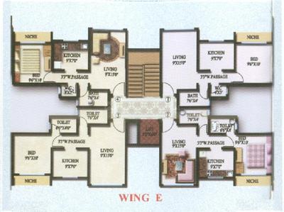 Project Image of 615.0 - 886.0 Sq.ft 1 BHK Apartment for buy in Sagar Sky Height