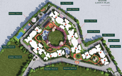 Project Image of 618.39 - 1579.28 Sq.ft 2 BHK Apartment for buy in Runwal The Central Park Phase 2