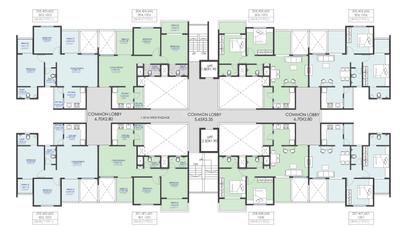 Project Image of 671.0 - 718.0 Sq.ft 2 BHK Apartment for buy in Krisala 41 Elite A Building Phase 2