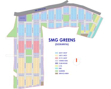 Project Image of 990.0 - 1250.0 Sq.ft Residential Plot Plot for buy in SMG Greens