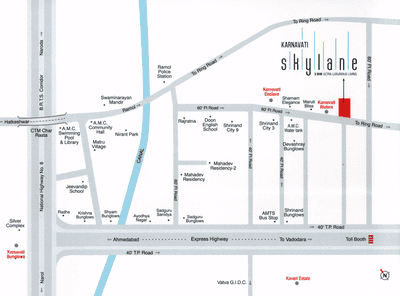 Project Image of 1750 Sq.ft 3 BHK Apartment / Flat for sale in New Maninagar for Rs. 7200000