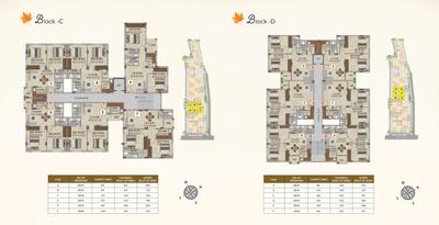 Project Image of 725.0 - 944.0 Sq.ft 2 BHK Apartment for buy in Meena Maple 1 & 2