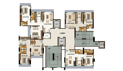 Project Image of 384.0 - 630.0 Sq.ft 1 BHK Apartment for buy in Jay Krishna