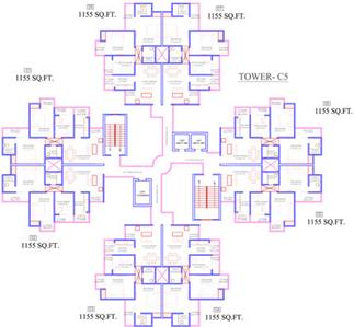 Project Image of 625.0 - 1295.0 Sq.ft 1 BHK Apartment for buy in Supertech Grand Circuit
