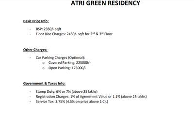 Project Image of 910.0 - 1120.0 Sq.ft 2 BHK Apartment for buy in Atri Green Residency