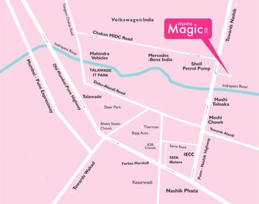 Project Image of 283.0 - 401.0 Sq.ft 1 BHK Apartment for buy in Mantra Magic Phase 1