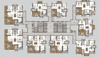 Project Image of 1385.0 - 3570.0 Sq.ft 2 BHK Apartment for buy in Bricks Marvella