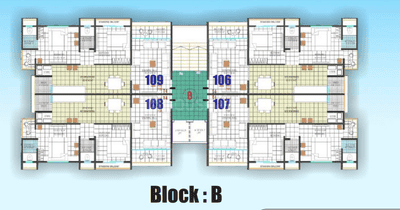 Project Image of 1332.0 - 1395.0 Sq.ft 2 BHK Apartment for buy in Sai Residency