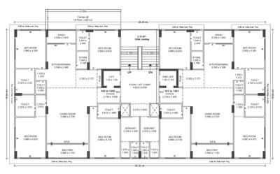 Project Image of 1278.0 - 2018.56 Sq.ft 3 BHK Apartment for buy in Meru Valentina