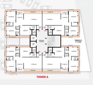 Project Image of 915.15 - 1110.62 Sq.ft 3 BHK Apartment for buy in Sunrise Palladium