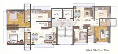 Project Image of 343.0 - 744.0 Sq.ft 1 BHK Apartment for buy in Seecons Harshvardhan