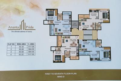 Project Image of 347.89 - 482.87 Sq.ft 1 BHK Apartment for buy in Patkar Ananta Pride Phase I