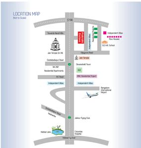 Vrp Prakruthi Enclave Location Plan 1