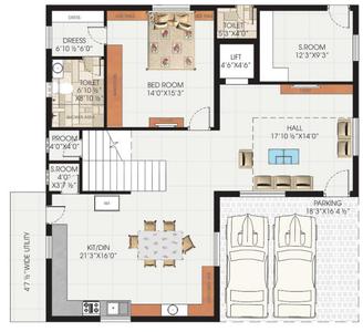 Project Image of 1833.0 - 4965.0 Sq.ft 4 BHK Villa for buy in Millennium Exotica