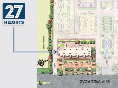 Project Image of 1065.0 - 1095.0 Sq.ft 2 BHK Apartment for buy in Supertech 27 Heights