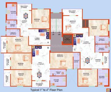 Project Image of 1035.0 - 1321.0 Sq.ft 2 BHK Apartment for buy in Sampoorn Palash Enclave