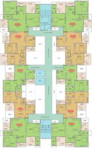 Project Image of 483.0 - 882.0 Sq.ft 1 BHK Apartment for buy in Rohan Yuva Building D