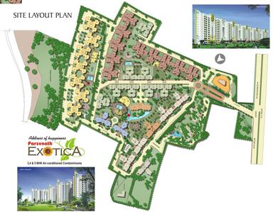 Project Image of 1380.0 - 3650.0 Sq.ft 3 BHK Apartment for buy in Parsvnath Exotica Phase I