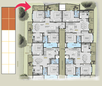 Project Image of 1061.0 - 1960.0 Sq.ft 2 BHK Apartment for buy in My Home The Greens SLR Cassia Court
