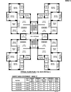 Project Image of 553.26 - 612.25 Sq.ft 2 BHK Apartment for buy in AV Whistling Winds