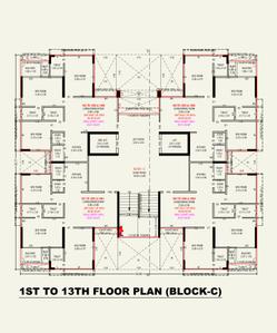 Project Image of 835.71 - 861.22 Sq.ft 3 BHK Apartment for buy in Sangath Foresta