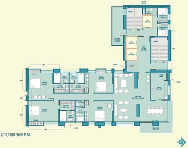 Project Image of 0.0 - 4500.0 Sq.ft 4 BHK Apartment for buy in Saltee Sattvam