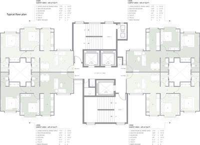 Project Image of 438.0 - 1177.0 Sq.ft 1 BHK Apartment for buy in Hubtown Rising City