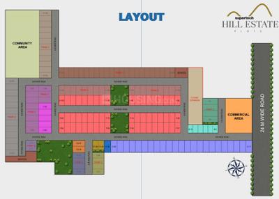 Project Image of 1200.0 - 2695.0 Sq.ft 2 BHK Apartment for buy in Supertech Hillview Apartments