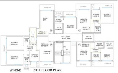 Project Image of 356.0 - 634.0 Sq.ft 1 BHK Apartment for buy in Asmi Legend