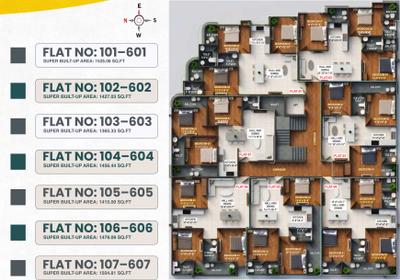 Project Image of 1365.33 - 1526.08 Sq.ft 3 BHK Apartment for buy in Vikash Heights IV