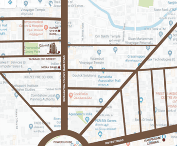 Dhiya Dhiyas Kottaram Location Plan 1