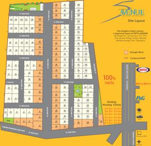 Project Image of 0.0 - 1800.0 Sq.ft Residential Plot Plot for buy in City 5Th Avenue