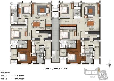 Project Image of 1252.0 - 1804.0 Sq.ft 2 BHK Apartment for buy in Indus Anantya