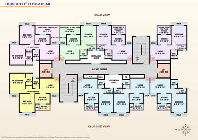 Project Image of 321.66 - 520.07 Sq.ft 1 BHK Apartment for buy in Arihant Adarsh Phase I