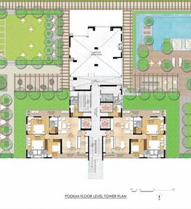 Project Image of 1390.82 - 1470.79 Sq.ft 3 BHK Apartment for buy in Shalimar Whispering Woods