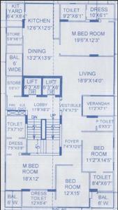 Project Image of 0.0 - 2621.98 Sq.ft 4 BHK Apartment for buy in Ekaya Realty Ekaya Eight