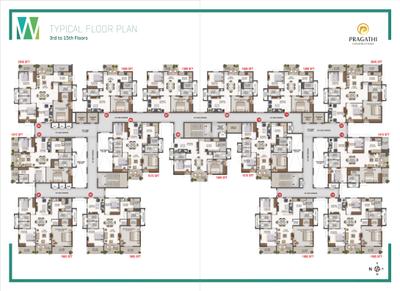 Project Image of 1260.0 - 2045.0 Sq.ft 2 BHK Apartment for buy in Pragathi Western Square