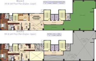 Project Image of 2400.0 - 8425.0 Sq.ft 3 BHK Apartment for buy in Ideal Exotica