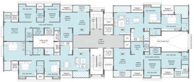 Project Image of 611.93 - 888.99 Sq.ft 2 BHK Apartment for buy in Anshul Casa H Building