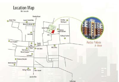 Mega Aadya Palace Location Plan 1