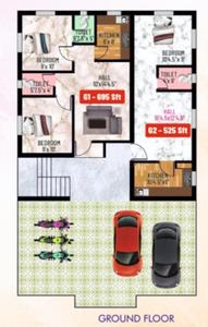 Project Image of 517.0 - 834.0 Sq.ft 1 BHK Apartment for buy in Crest Frida