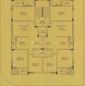 Project Image of 835.17 - 837.76 Sq.ft 3 BHK Apartment for buy in Tilak Silver Icon