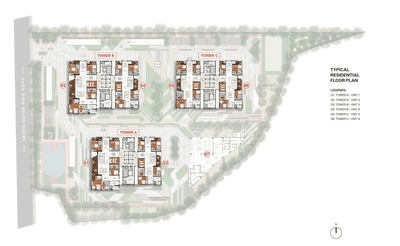 Project Image of 4405.0 - 5610.0 Sq.ft 3 BHK Apartment for buy in Elan By Meenakshi