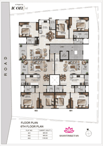 Project Image of 905.0 - 1183.0 Sq.ft 2 BHK Apartment for buy in Icon Shantiniketan