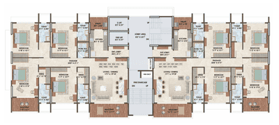 Project Image of 1418.7 - 1901.95 Sq.ft 4 BHK Apartment for buy in Mohar Luxe Towers
